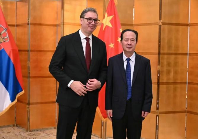 中國電建黨委書記、董事長丁焰章拜會塞爾維亞總統(tǒng)武契奇